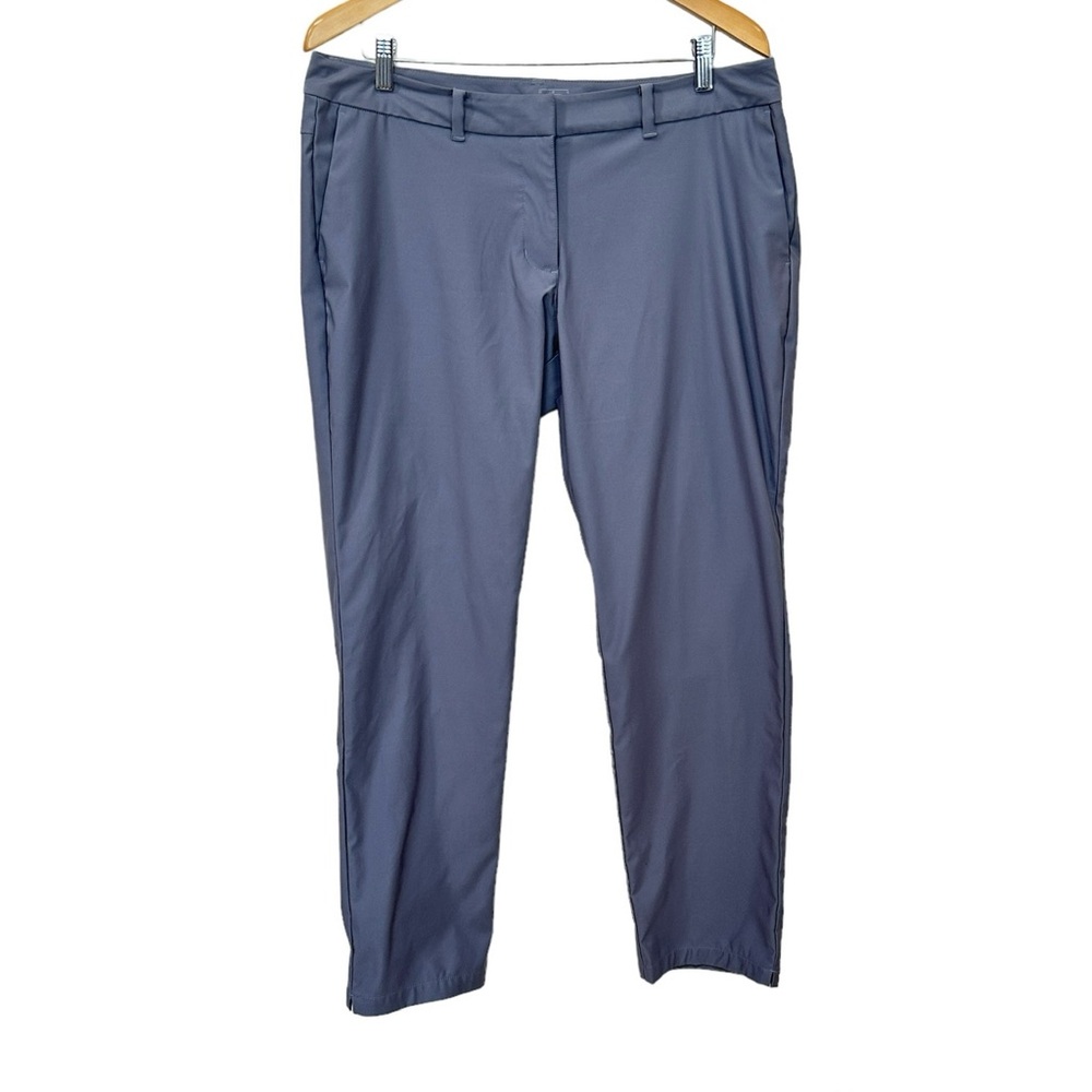 Nike Gray Flex Woven Pants Dri-Fit Straight Leg Women’s Sz 12